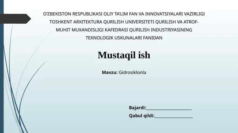 Gidrosiklonlar