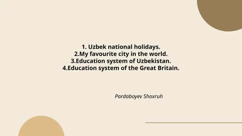 Navruz (Nowruz) traditions and celebrations in Uzbekistan