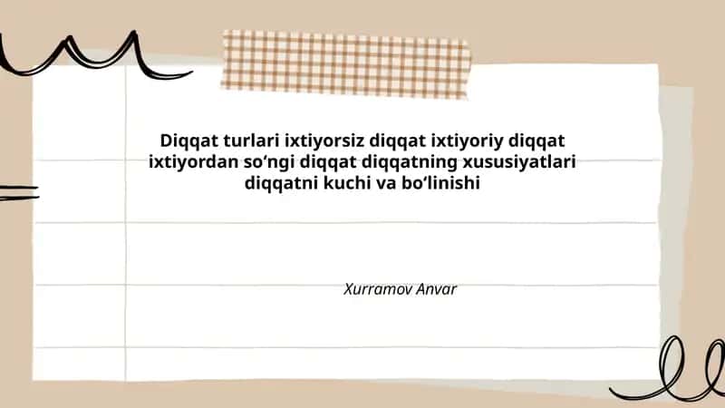 Diqqat turlari
