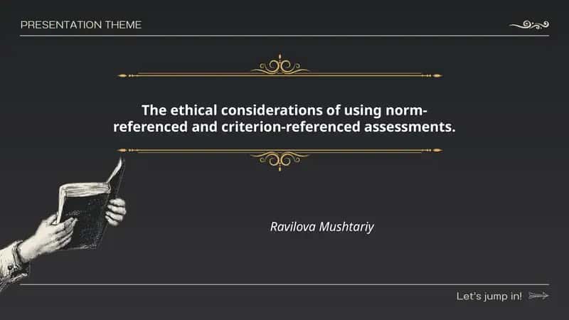 Ethical Considerations of Norm-Referenced and Criterion-Referenced Assessments