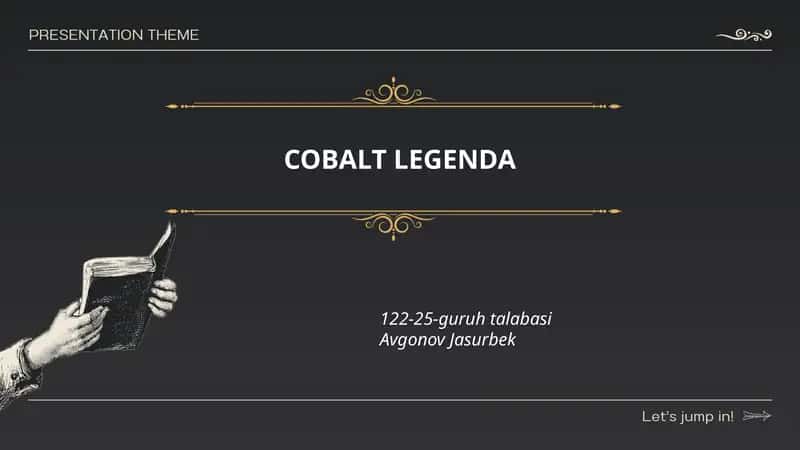 COBALT LEGENDA