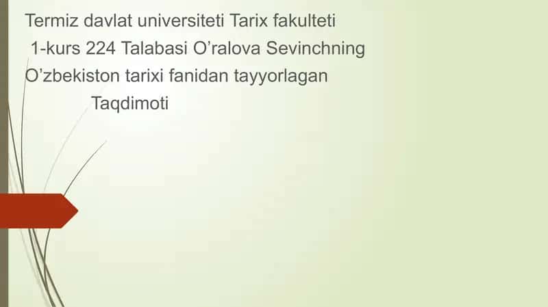 arab xalifaligi davri haqida taqdimot ishi slayd