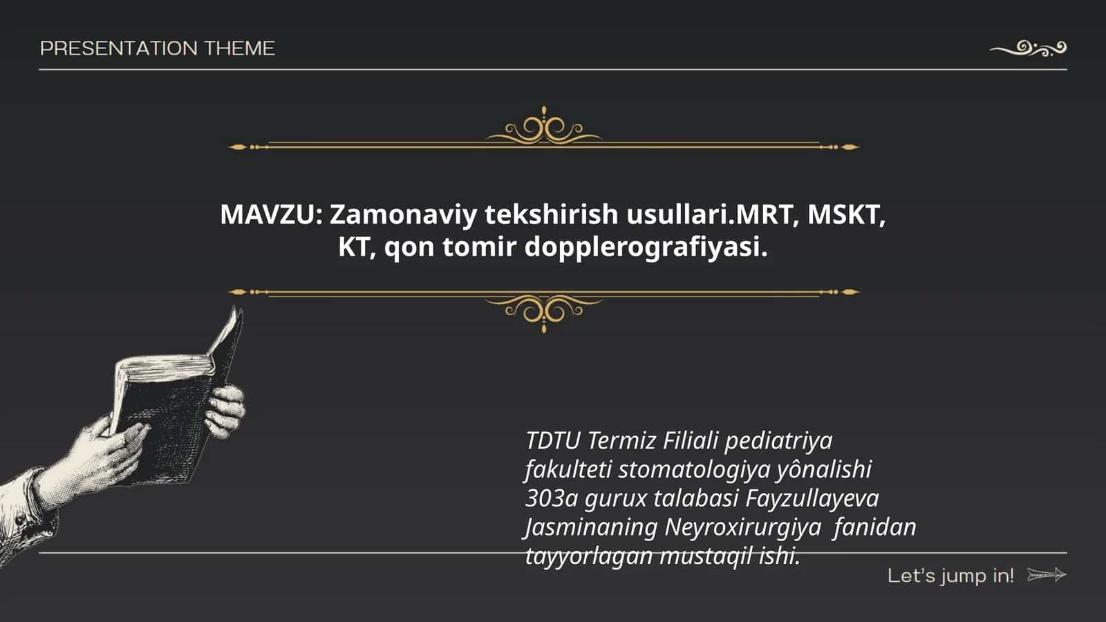 Zamonaviy tekshirish usullari