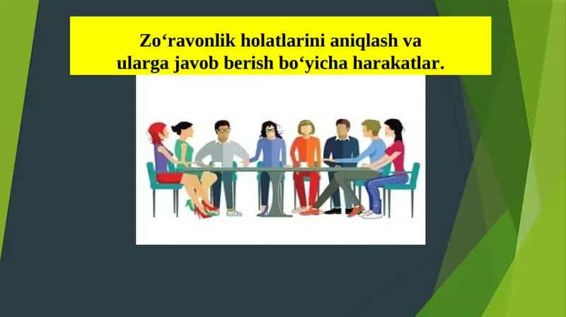Zo‘ravonlikholatlarini aniqlash vaularga javob berish bo‘yicha harakatlar.