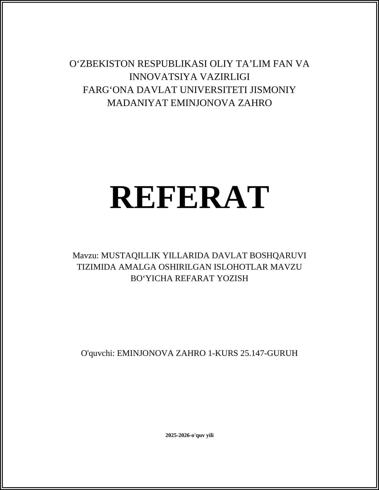 REFERAT MAQOLASI