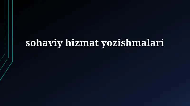 Maxfiy xizmat yozishmalari