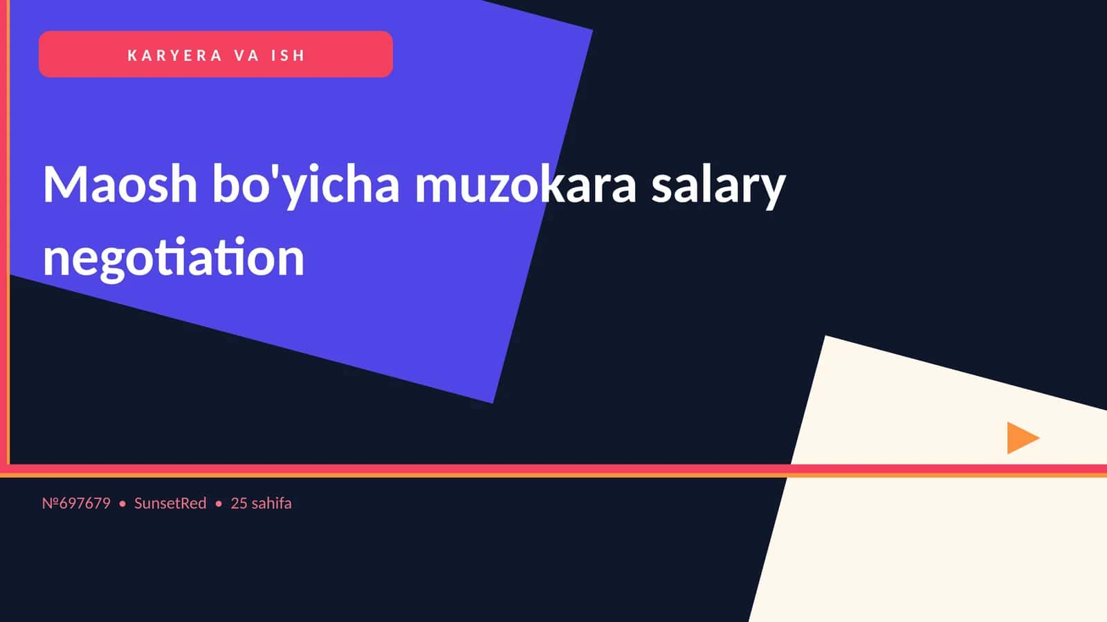 Maosh bo'yicha muzokara salary negotiation