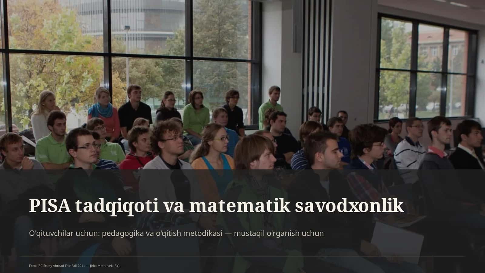PISA tadqiqoti va matematik savodxonlik