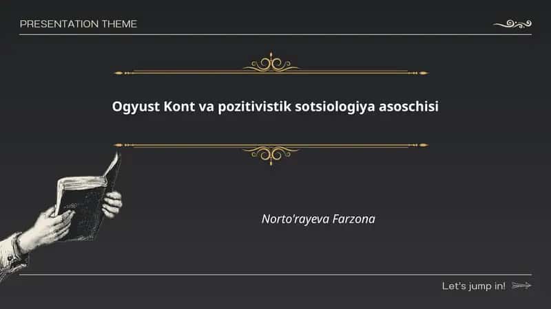 Ogyust Kont va pozitivistik sotsiologiya asoschisi