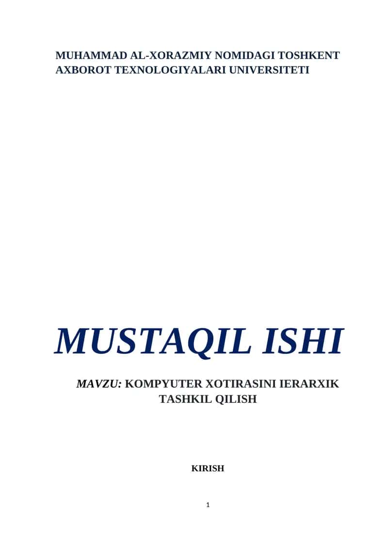 Kompyuter xotirasi