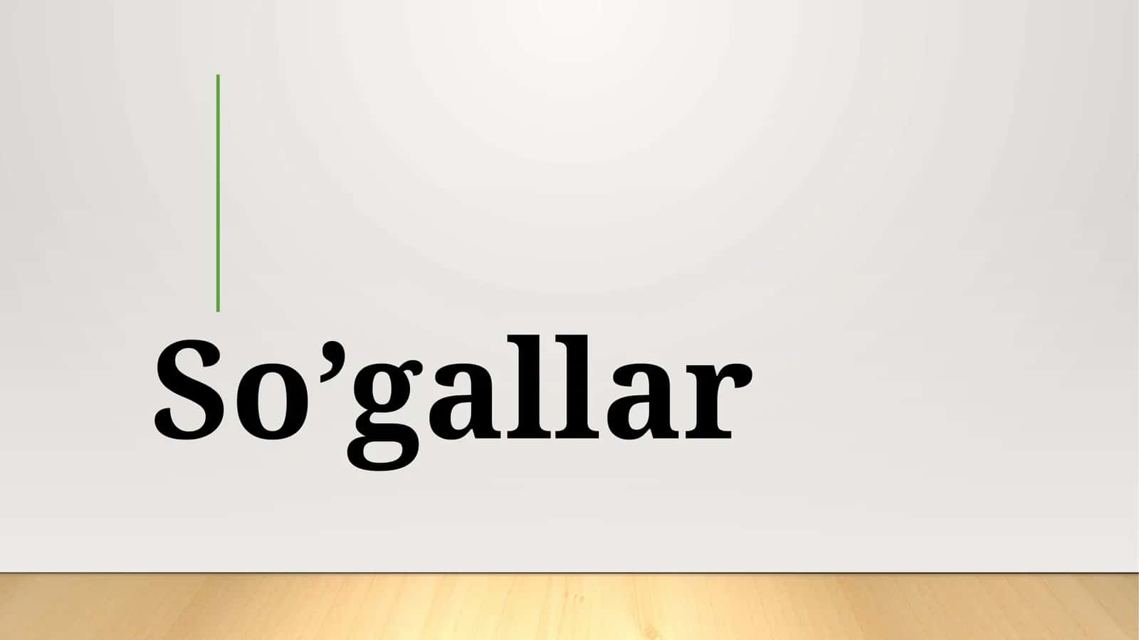 So’gallar