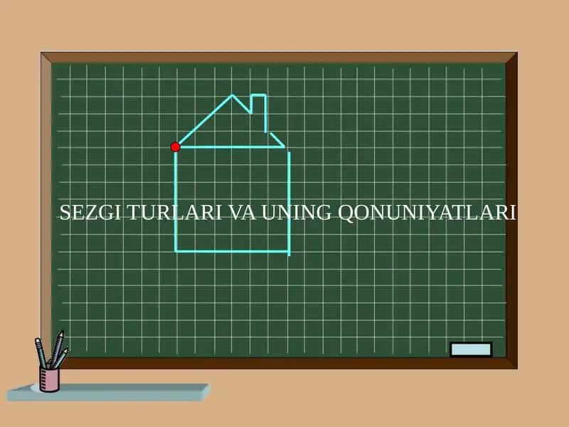 SEZGI TURLARI VA UNING QONUNIYATLARI