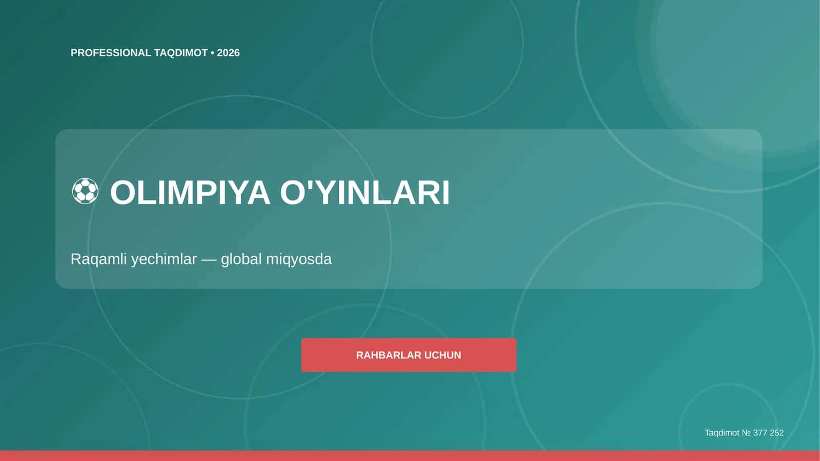 OLIMPIYA O'YINLARI
