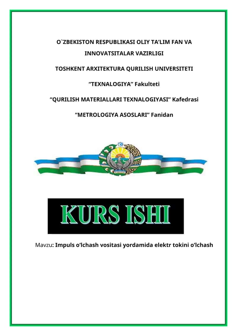 Impuls o’lchash vositasi