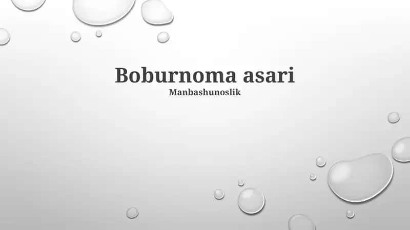 Boburnoma asari