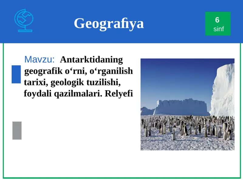 Antarktida geografiyasi