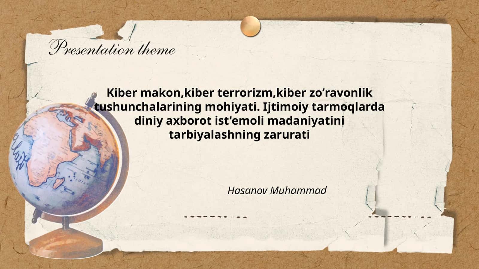 Kiber Makon, Kiber Terrorizm, Kiber Zo'ravonlik Tushunchalari