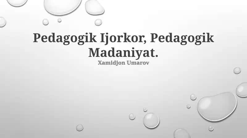 Pedagogik Ijorkor