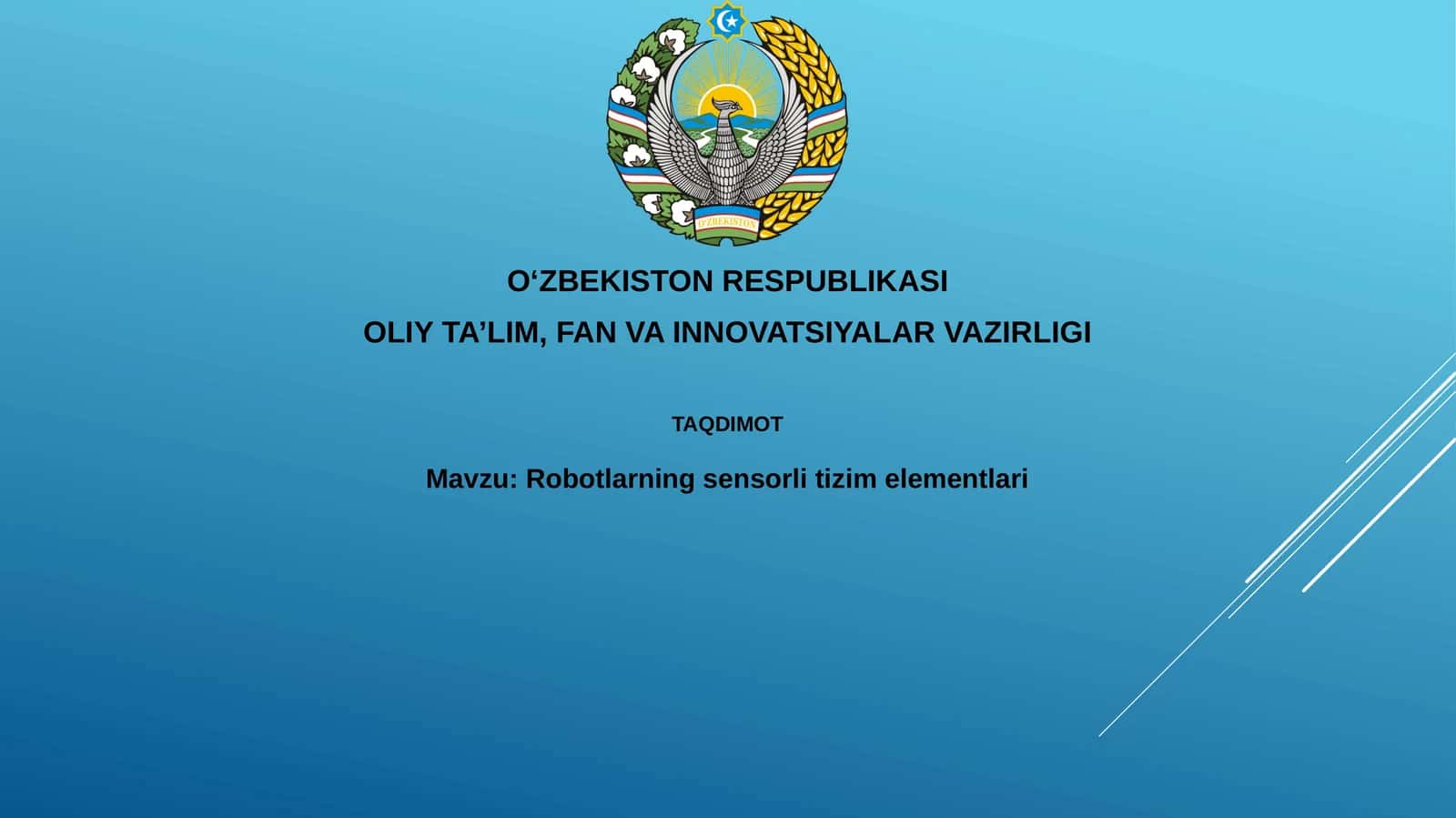 Robotlarningsensorlitizimelementlari