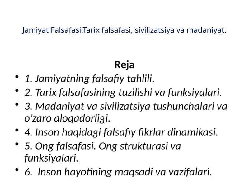 Jamiyat Falsafasi