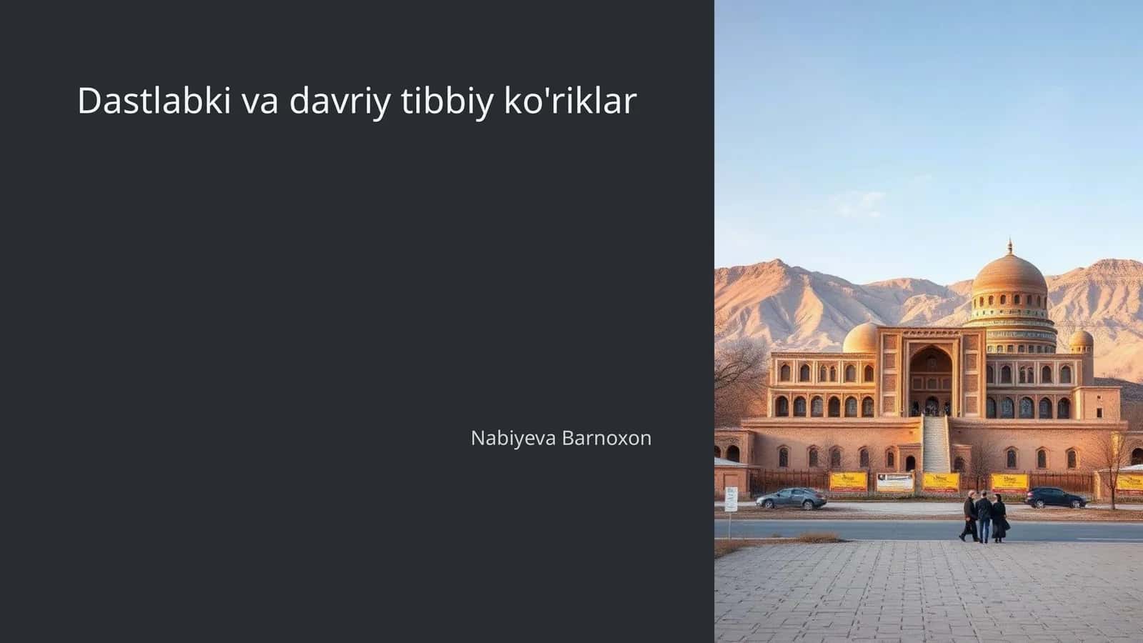 Dastlabki va davriy tibbiy ko'riklar