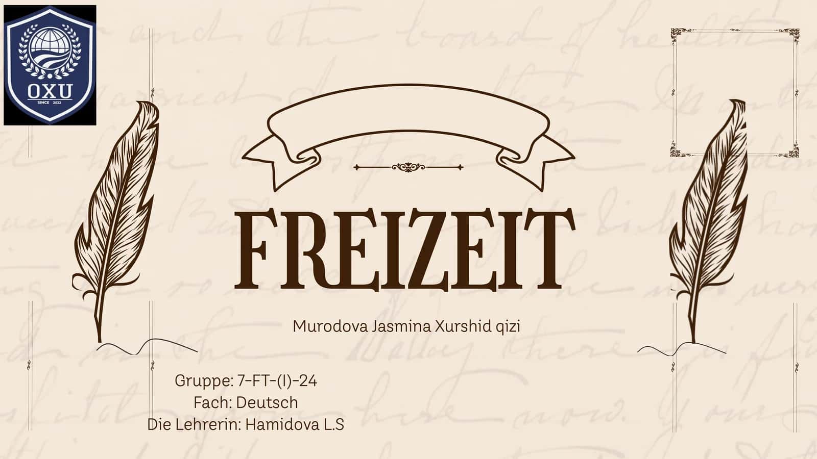 Freizeit