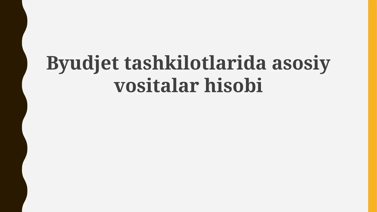 Byudjettashkilotlaridaasosiyvositalarhisobi