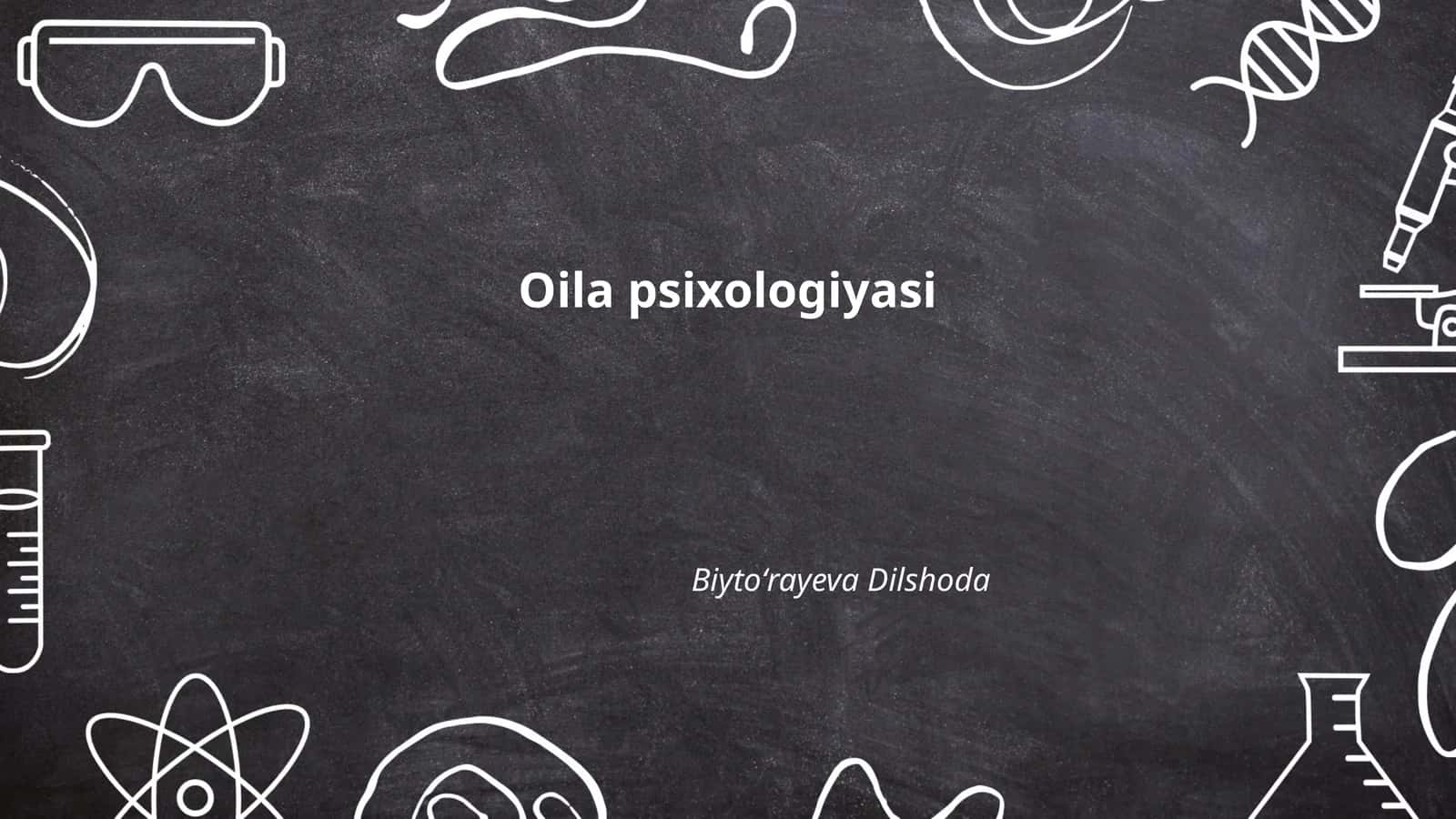 Oila psixologiyasi