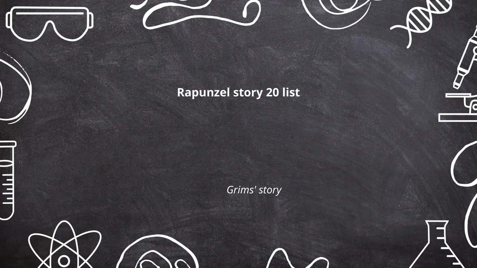 Rapunzel story