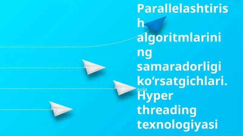 Parallel Algoritmlar Samaradorlik Metrikasi