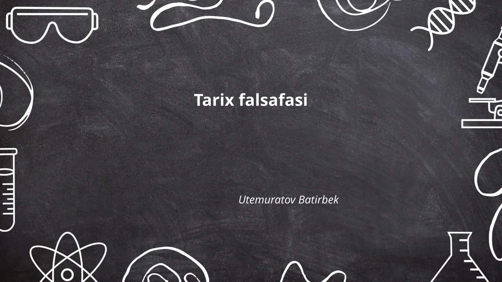 Tarix falsafasi