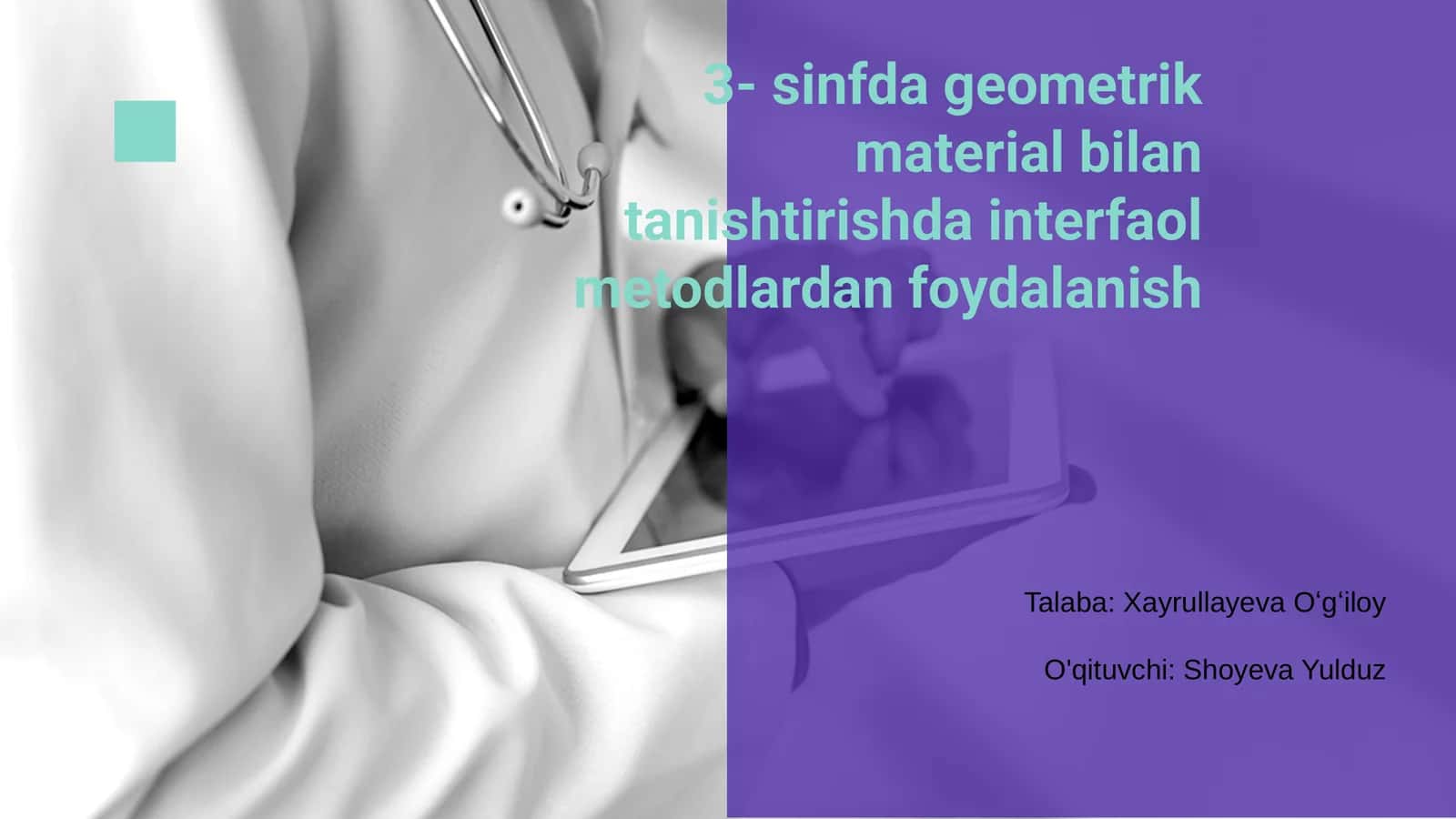 Geometrik Material Bilan Tanishtirish