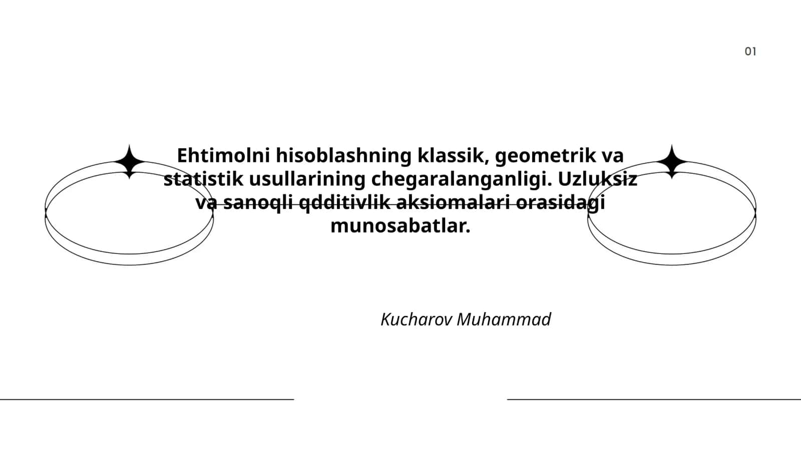 Ehtimolni hisoblashning klassik, geometrik va statistik usullarining chegaralanganligi