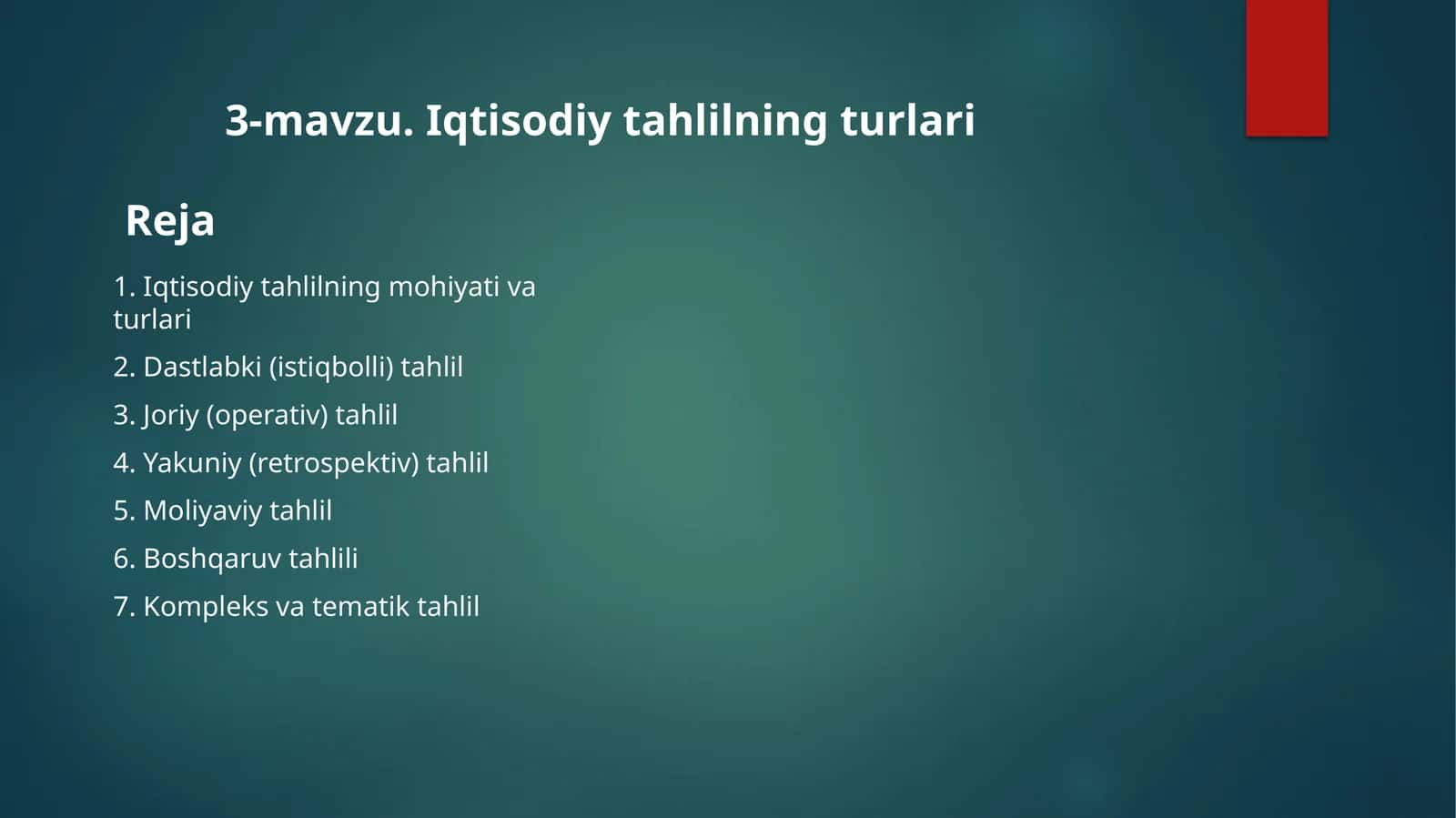 Iqtisodiytahlilningmohiyativaturlari