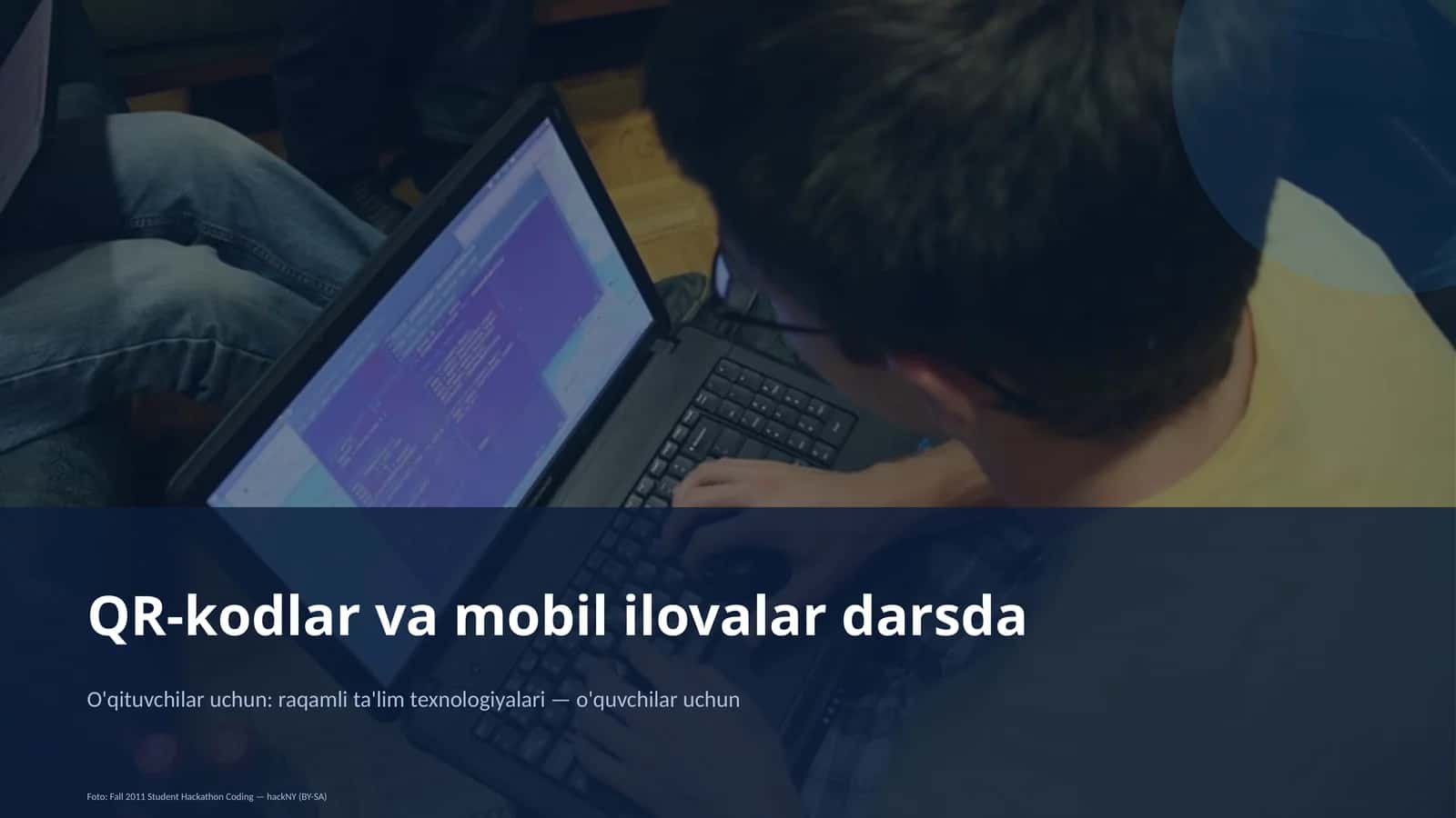 QR-kodlar va mobil ilovalar darsda