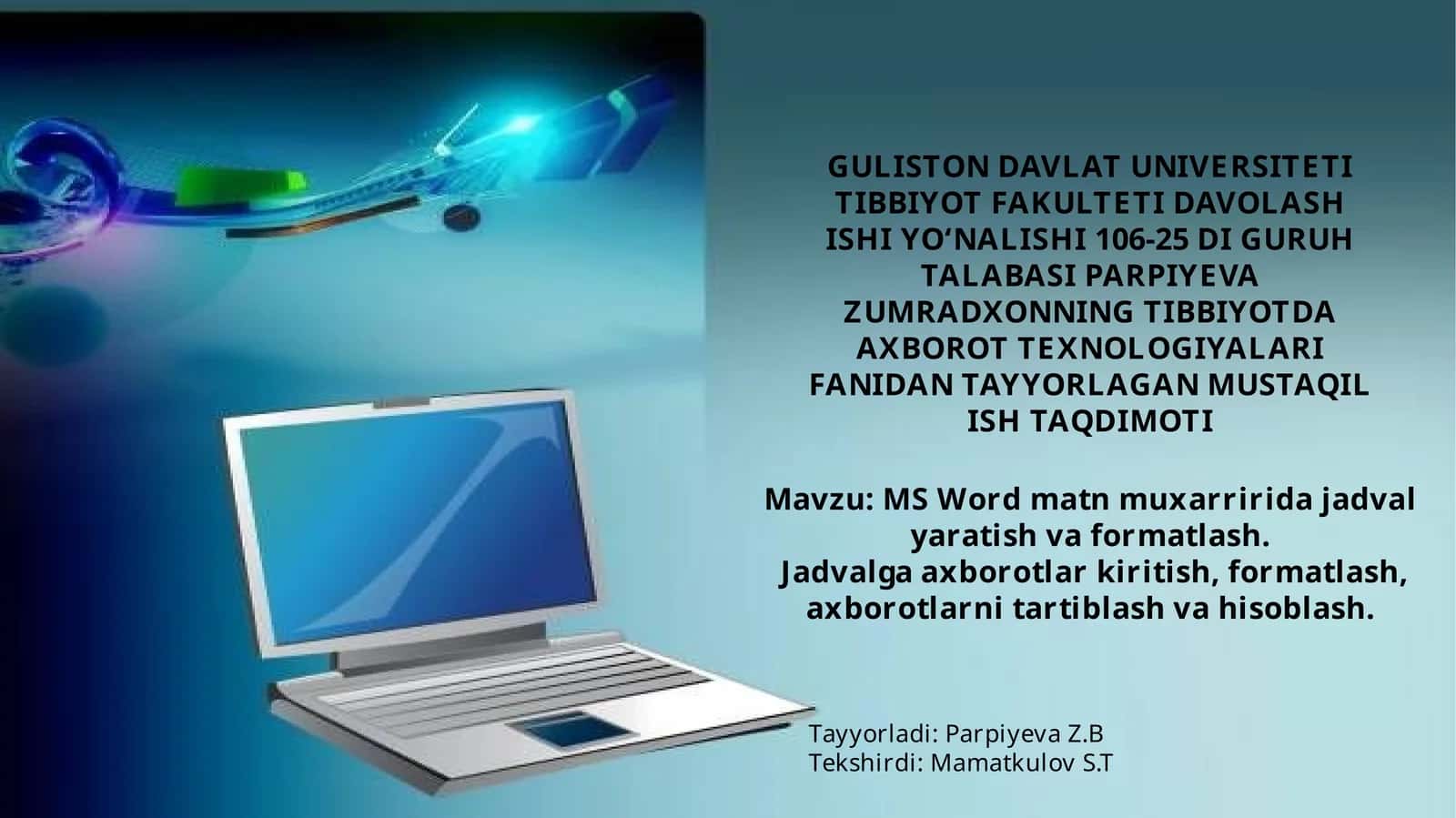 Microsoft Word