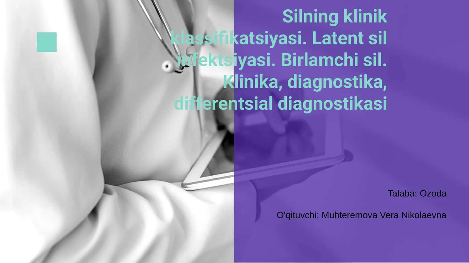 Silning klinik klassifikatsiyasi