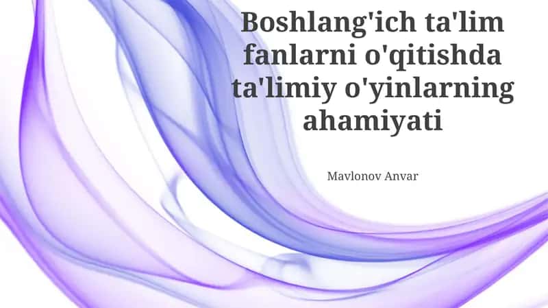 Ta'lim O'yinlari: Mohirlikka Ko'prik