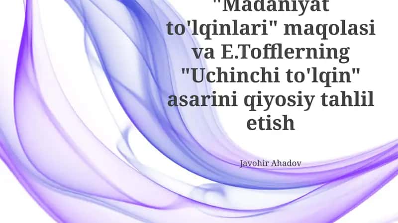 Madaniyat To'lqinlari