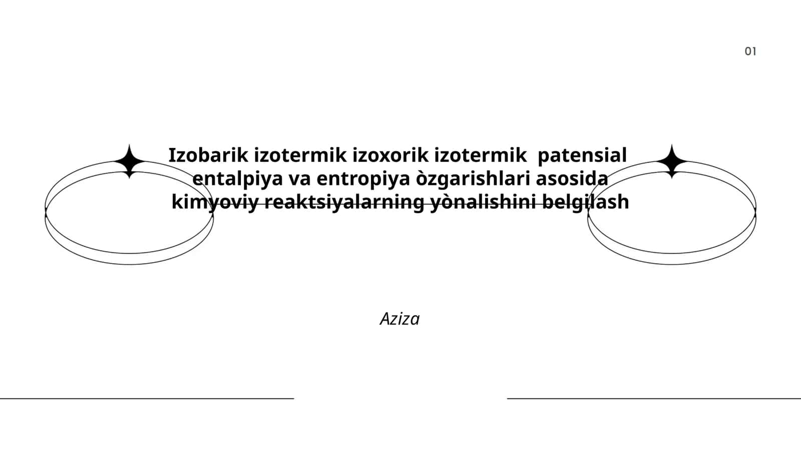 Izobarik izotermik izoxorik izotermik patensial entalpiya va entropiya òzgarishlari asosida kimyoviy reaktsiyalarning yònalishini belgilash