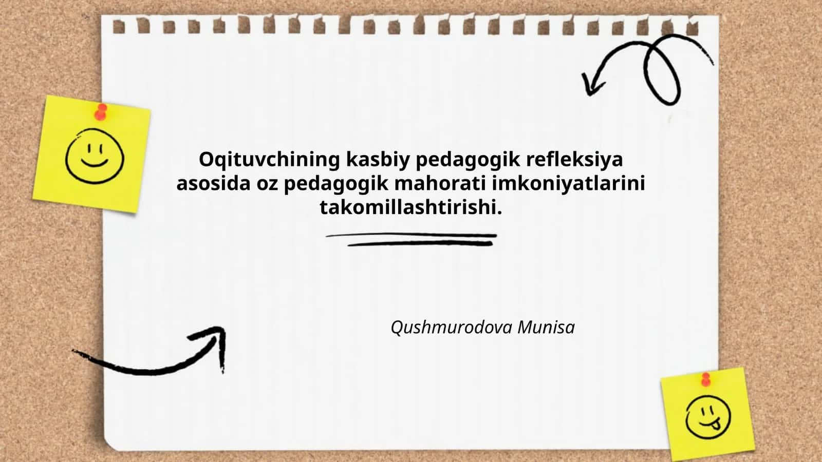 Kasbiy Pedagogik Refleksiya