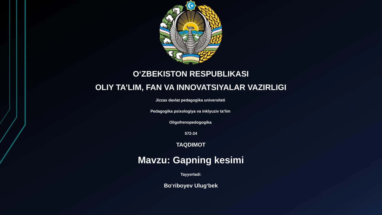 Gapning kesimi