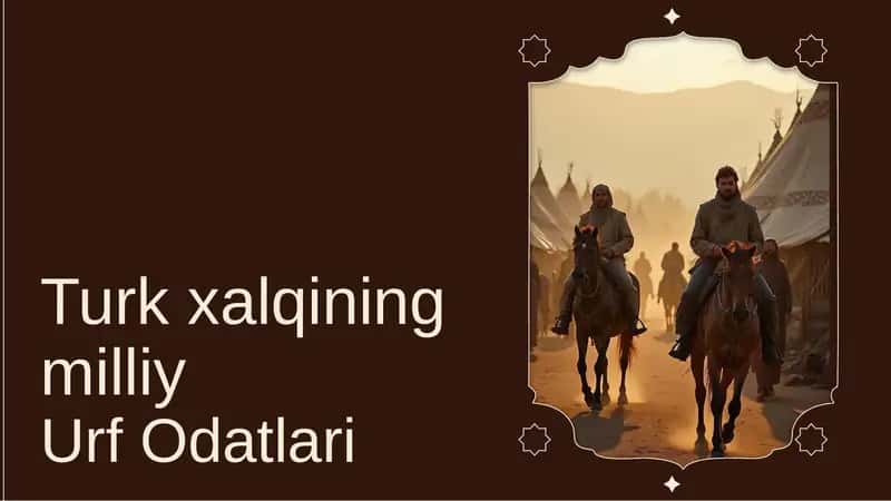 Turkiya xalqining milliy urf odatlari