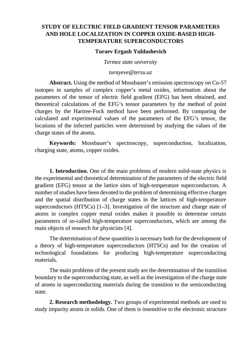 Study of Electric Field Gradient Tensor Parameters and Hole Localization in Copper Oxide-Based High-Temperature Superconductors