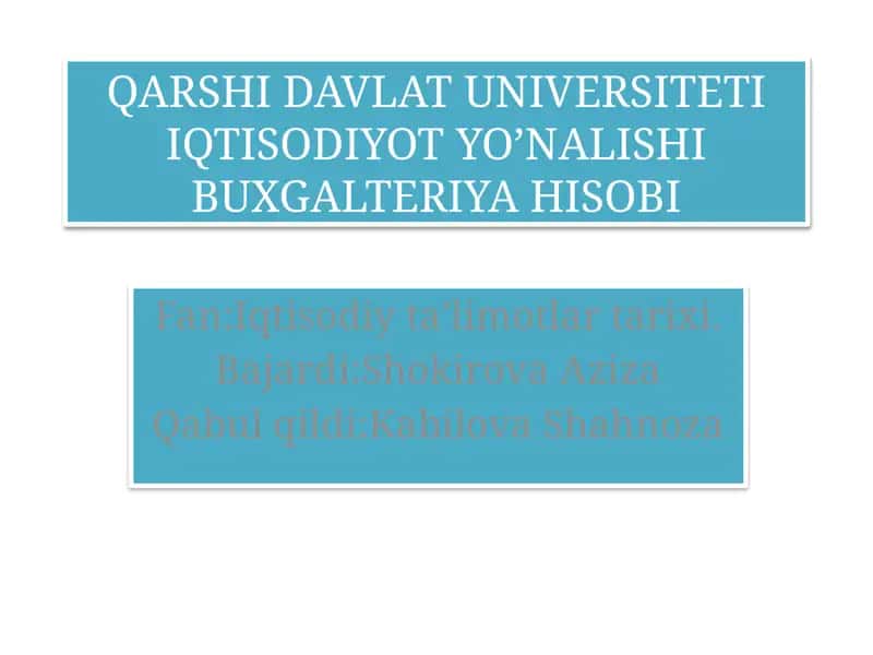 Yangi O’zbekiston strategiyasi