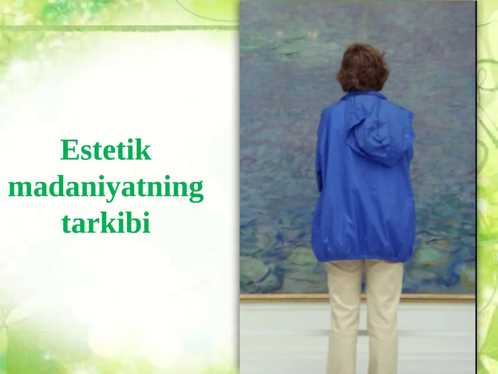 Estetik madaniyatning tarkibi