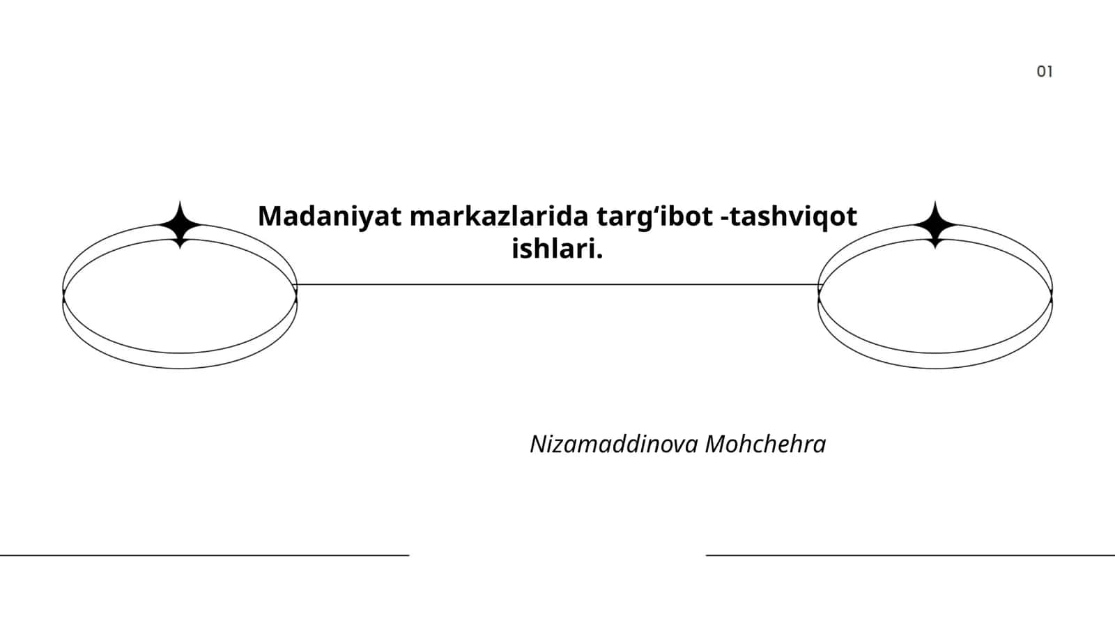 "Madaniyat markazlarida o'zbek milliy an'analari targ'iboti"