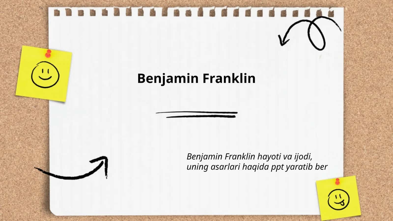Benjamin Franklin