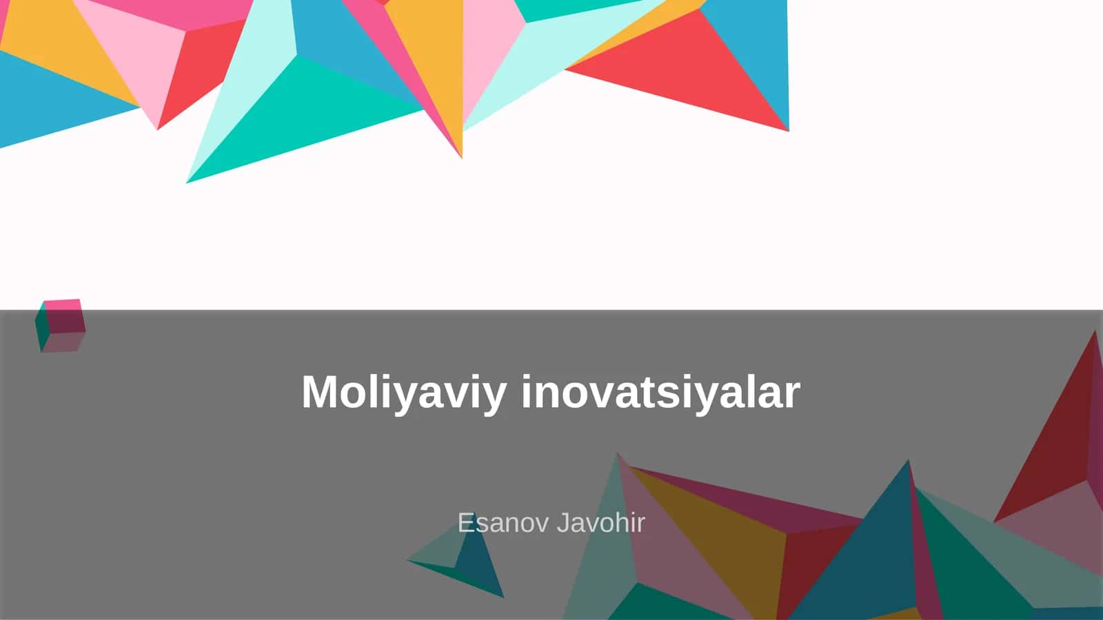 Moliyaviy inovatsiyalar