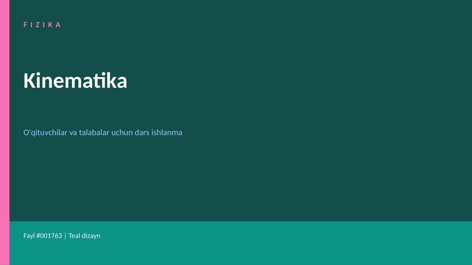 Kinematika